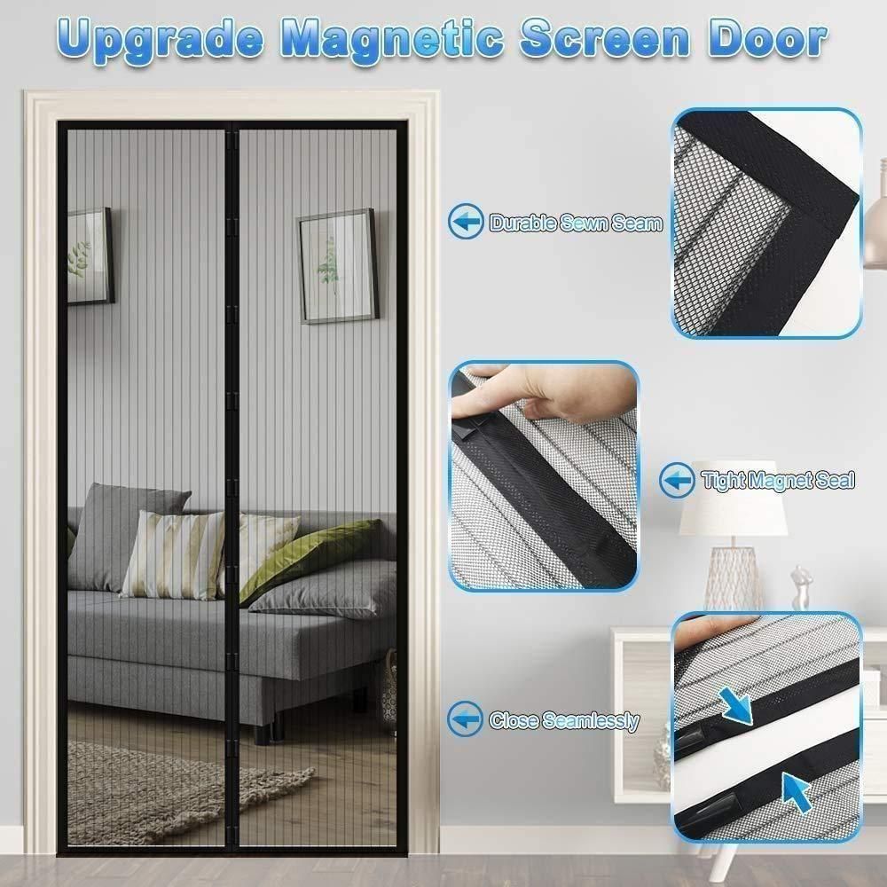 Magnetic Mesh Screen Door – Anti-Mosquito Curtain