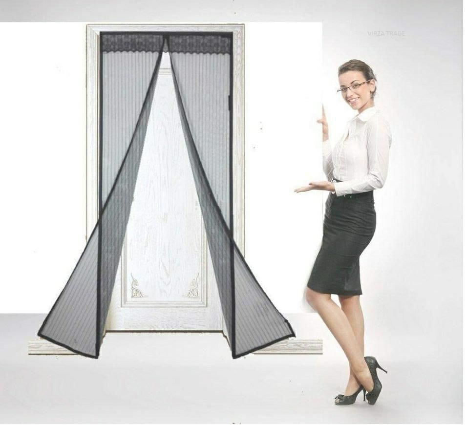 Magnetic Mesh Screen Door – Anti-Mosquito Curtain