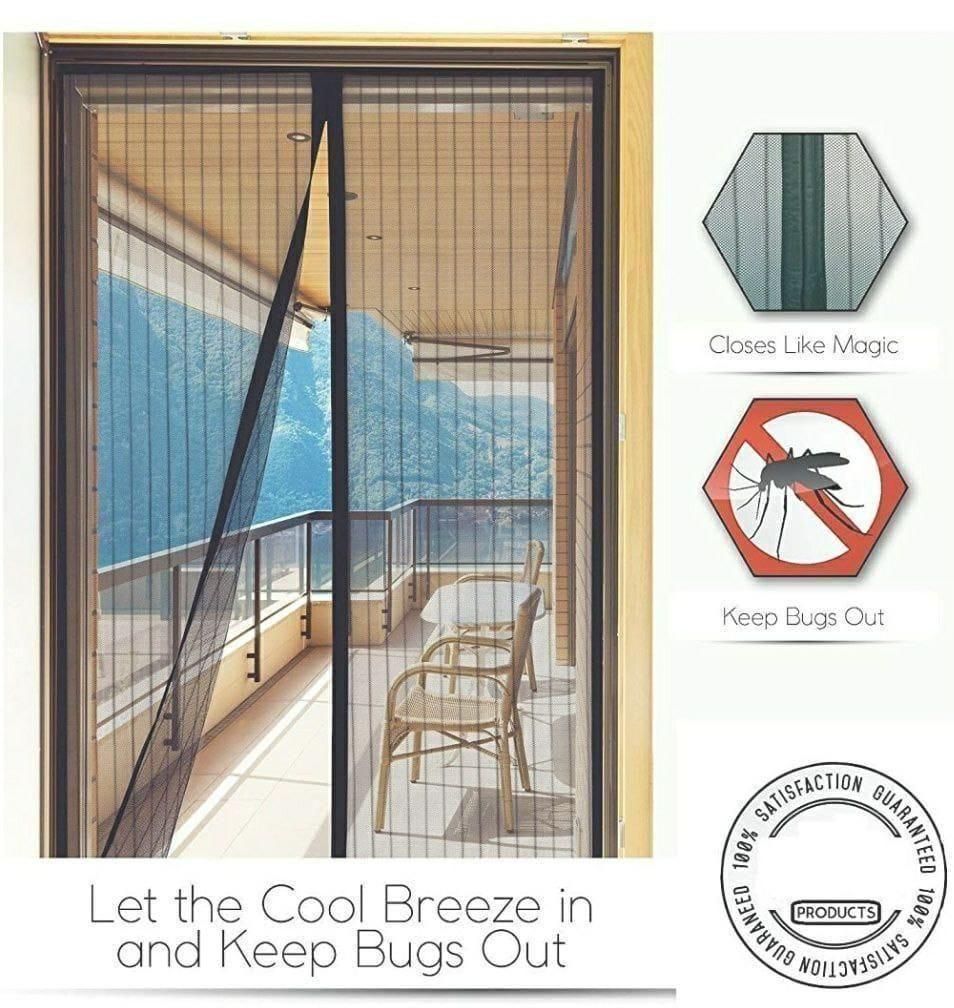 Magnetic Mesh Screen Door – Anti-Mosquito Curtain