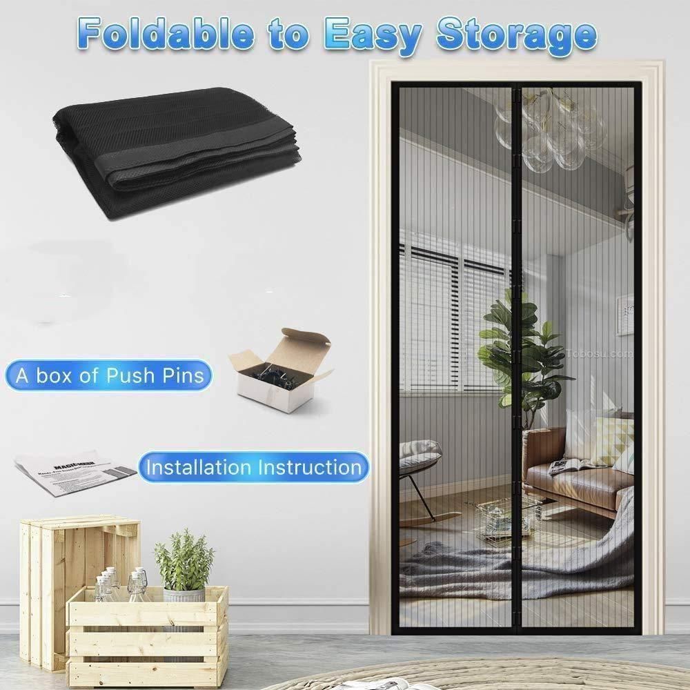 Magnetic Mesh Screen Door – Anti-Mosquito Curtain